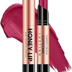 Fashion Colour Supreme Lasting Honey Lip Non Transfer Lipstick 2.6g | Lipstick For Women | Available in 18 Super Creamy Shades | (305-Fuchsia, 2.6g)-image-19