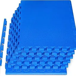 ProSource Extra Thick Puzzle Exercise Mat ¾, EVA Foam Interlocking Tiles for Protective, Cushioned Workout Flooring for Home and Gym Equipment-picture-19