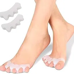 Florisca Gel Toe Separators, Silicone Toe Spacers for Foot Pain Relief, Bunion Corrector Big Toe Separator Straightener Women Men Hammer Toe Overlapping Toe Silicone Stretcher for Yoga Practice-picture-50