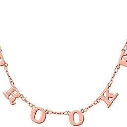 roides arts Customized Name Alphabet Necklace,Custom Initial Necklaces for Women Letter Spaced Name Necklace Alphabets Charm Name Pendant Jewelry Gifts for Bridesmaid-picture-30