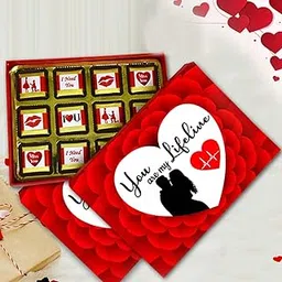Midiron Chocolate Gift Box for Girlfriend, Wife, Boyfriend, Husband, Lovers On Valentine, Birthday, Anniversary and Special Occasion (144 Gm)-picture-11