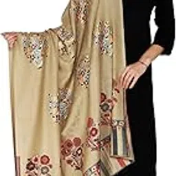 swi with label Women's Kashmiri Kani and Aari Embroidered Wool Shawl-picture-24