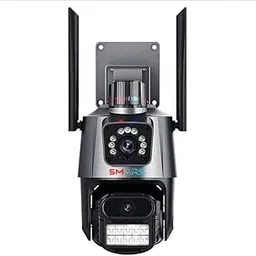 smars 4+4MP Dual Lens 1920P UHD 4G SIM Based PTZ Security Camera | Pan Tilt Outdoor Indoor IP66 Level Waterproof CCTV Camera with Color Night Vision, Motion Detection-picture-29