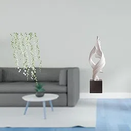 TRENDIVIBE Elegant Green Vines Wall Art and Abstract Resin Sculpture Decorative Set for Bedroom Restroom Office and Coffee Table Decor Ideas-image-49