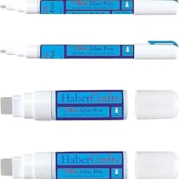 2 Way Glue Pen Permanent & Temporary Adhesive Memory System Dual Action Clear Dry Two Way Glue for Crafts Card Making Scrapbooking Balloons Glitter Embellishment (Pack Of 4, Assorted)-image-71