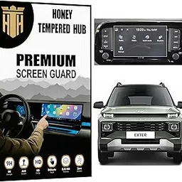 TouchScreen Guard For HYUNDAI EXTER 2022 S SX SXO Connect [8 INCHES] | GPS Infotainment Music System Protector Accessories | Xter Car Display Touch Screen Guard [NOT TEMPERED GLASS] 8 INCH-picture-51