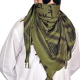 axolotl Pure Cotton Unisex Army Style Scarf-picture-14