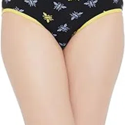 clovia Women's Cotton Mid Waist Fly Printed Hipster Panty-picture-48