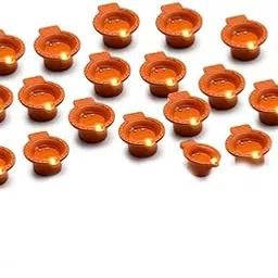 Water Sensor LED Diyas | Flameless, Smokeless Decorative Lamps for Diwali, Navratri & Home Décor | Warm White Festival Lights – Safe & Reusable (Pack of 6)-image-45