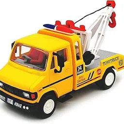 Sheel® Tow Truck Toy for Kids – TUF-07 Hook Truck | Pull Back Action | Made in India | Strong Plastic | Multicolor (Pack of 1)-picture-26