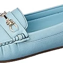 elle Women's Loafers, Sky Blue, 4-picture-46
