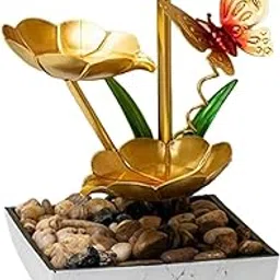 ARTISOUL Tabletop Water Fountain Indoor Decor Chinese Gifts Zen Garden Water Fountain Style D | Home Decor | Indoor Fountains-image-40