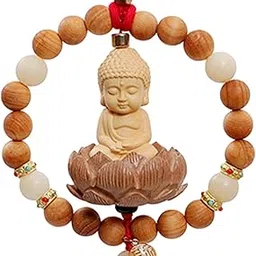 Fashion My Day Buddha Statue Car Rearview Mirror Pendant Wood Tassel Car Hanging Decoration Red | Parts & Accessories | Car & Truck Parts | Interior | Seat Covers'-picture-17