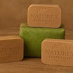 Multani Mitti Allergy Soap, Ayurvedic Natural Handcrafted Bar with Neem Oil, Coconut Oil, Turmeric, Aloe Vera for Sensitive Skin, Detoxifying Formula-picture-10