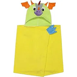 Zoochini Child Plush Terry Hooded Towel - Drool the Dragon-picture-26
