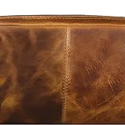 calfnero Genuine Leather Toiletry Bag Shaving Kit Bag and Grooming Kit for Travel ~ Gift for Men and Women ~ Makeup Bathroom Cosmetic Pouch Case-picture-47