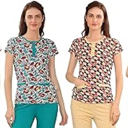 zebu Women's Printed top (Pack of 4)-picture-35