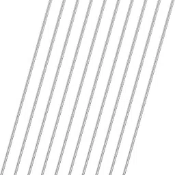 VictorsHome 1.5mm x 200mm 304 Stainless Steel Round Rod, Metal Solid Shaft Rods Lathe Bar Stock for DIY Crafts Model Car Helicopter Airplane 10pcs-picture-15