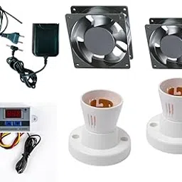 HUMBE&CO-egg incubator making kit XH-W3001 2 dc12v FANs 1 Adapter 2 holder 1, 2 pin-picture-21