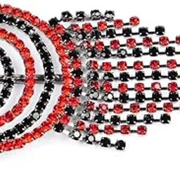syonaa Brooch in red and Black Colour-picture-19