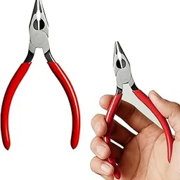 Universal Mini Pliers with Red Handle – Multi-Purpose, Compact, and Durable Tool for Gripping, Bending, and Cutting – Ideal for Jewelry Making, Electrical Work, Crafting, and DIY Repairs-picture-28