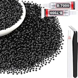 10000pcs 2mm Resin Jelly Rhinestones with 2pcs 10ml B7000 for Jewelry Glue Work,Non-Black Flatback Stones,Dazzling Crystal Ball DIY Crafts Clothing Glasses Shoes-picture-50