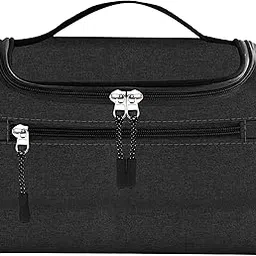 trip on go Duffel Toiletry Bag for Men Dopp Kit Tools Bag Travel Toiletry Bag Shaving Kit Bag for Men and Makeup Kit for Women Jewelry, Grooming, Cosmetic Utility Bag (Top Handle, Black)-picture-48