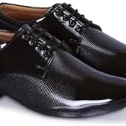 de loyon Men's Patent Leather Derby Formal Shoes-picture-51