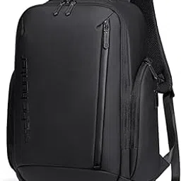 ah arctic hunter Arcitc Hunter Slim Backpack for Men 20L upto 15.6'' Laptop Backpack with Waterproof Side Pocket, USB Port Office Backpack with Multi-pocket Smart Business Backpack for Travel College, Black-picture-65