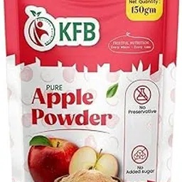 KFB Pure & Natural Sweetness High in Dietary Fiber 150 gm Apple Fruit Powder Great for Smoothies Juices and Healthy Recipes Pack of 2-picture-28