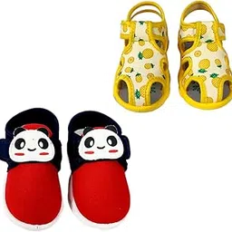 coolz Kids Chu-Chu Sound Musical Shoes and Sandals Combo (2 Pairs) for Baby Boys and Girls-picture-30