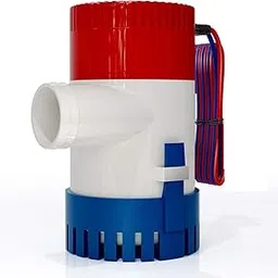 Asian Pumps & Machineries 12V 1100GPH Submersible Bilge Pump for Water Boat Ship Heavy Duty Boat Pump image 1