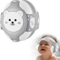 Onomie Muffy Baby Ear Protection, Bear Baby Headphones Noise Cancelling for Infant Hearing Protection, Adjustable Headband, Baby Earmuffs,Ideal Travel Essentials for Sleep-picture-11