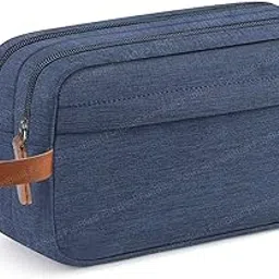 funblast Toiletry Bag for Men & Women - Travel Pouch for Toiletries Shaving Kit & Cosmetics, Water Resistance Pouch for Travel Accessories, Organizer Travel Pouch for Make Up (Blue)-picture-57