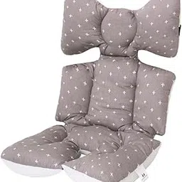 Seat Pad for Baby Infant Stroller Cushion Newborn Pram Line Mat Grey-picture-12