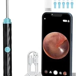 GRILIX Earocam Earwax Removal Tool Kit with HD Camera Wifi Connection & 6 LED Lights Endoscope Tool Ear Cleaner for iOS & Android + 10 Silicone Tips Free-picture-12