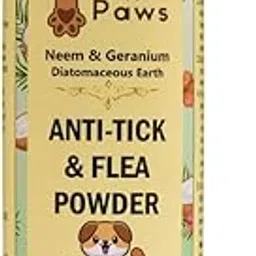 Anti-Tick & Flea Powder 100 G for Dogs & Cats | with Diatomaceous Earth, Neem, Geranium & Essential Oils | Kills Lice, Flea Eggs, Bacteria | Puppy Safe ,Anti-Fungal, Antibacterial.-picture-25
