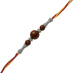 rdk Original Red Sandalwood (Lal Chandan) Rakhi for Brother/Designer Rakhi for Brother-picture-40