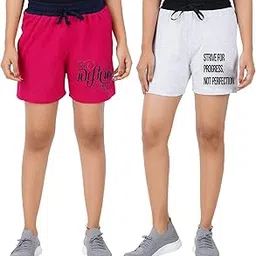 blacktail Ladies Shorts | Shorts for Women | Shorts for Women Combo | Shorts for Women Night wear | Shorts for Women Combo Pack 2-picture-34