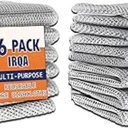 Tellshun Steel bartan Cleaner Scrubber for Utensils 12 Pack Steel Wire Non Scratch Dish wash Cloth Utensil Cleaner Scrub for Kitchen dishwashing Washing bartan-image-62