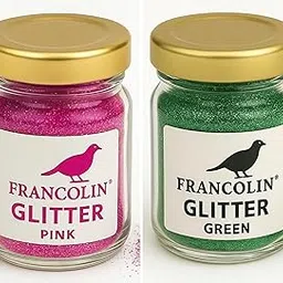Francolin Glitter | Pink & Green | Resin Art | Glitter – Shimmer for Epoxy, Tumblers, Slime & Nail Art – Cosmetic Grade – 20gx2-picture-12
