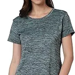 vogue ease || Women's Athleisure Short Sleeve Sports Gym Workout Exercise Anti Odor Polyester Tshirt-picture-43