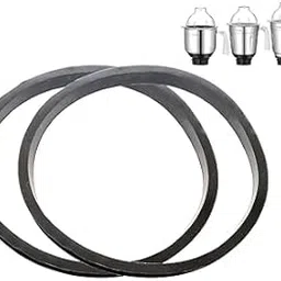 PE - Mixer grinder gasket suitable for PREETHI Mixer Grinder Wet Jar Lid Gasket/Ring, Big (Rubber) - Mixer Grinder Replacement Parts 12.8CM (2 units) (Big)-picture-19