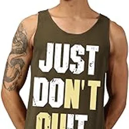 rodzen Men's Polyester Tank Tops Sleeveless Round Neck T-Shirt for Gym, Running and Outdoor-picture-40