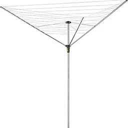 Minky Easy Breeze 115 Ft. Round 3 Arm Rotary Clothesline, Umbrella Drying Rack for Laundry, Easy Operation, Silver-picture-11