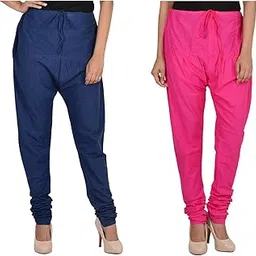 zaributi Cotton Chudidar Salwar For Women Free Size Combo Pack of 2 Free Size Chudidar-picture-43