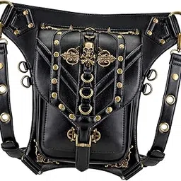 jazzy pearls JAZZY PEARLS® Thigh Leg Hip Holster Purse Waist Drop Leg Thigh Bag for Backpacking Outdoor-Sporting Goods-Outdoor Sports-Camping & Hiking-Hiking Backpacks-Waist Packs & Bags- 1 Shoulder Waist Bag image 1