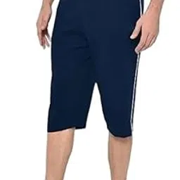 Men's Solid Three-Fourth Track Pants – Comfortable & Stylish Activewear-picture-31