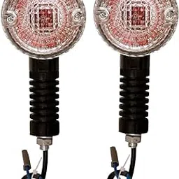 Side, Rear Incandescent Indicator Lights for Bajaj Avenger 150, Avenger 200, Yellow, Pack of 2-picture-53