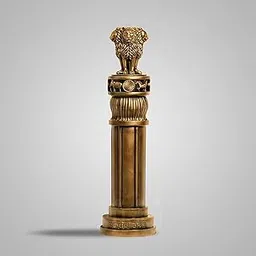 SILAII Ashoka Pillar Sculpture-1 Feet,Antique Bronze Colour,6.6 Cm,6.6 Cm,10 Inch-picture-23